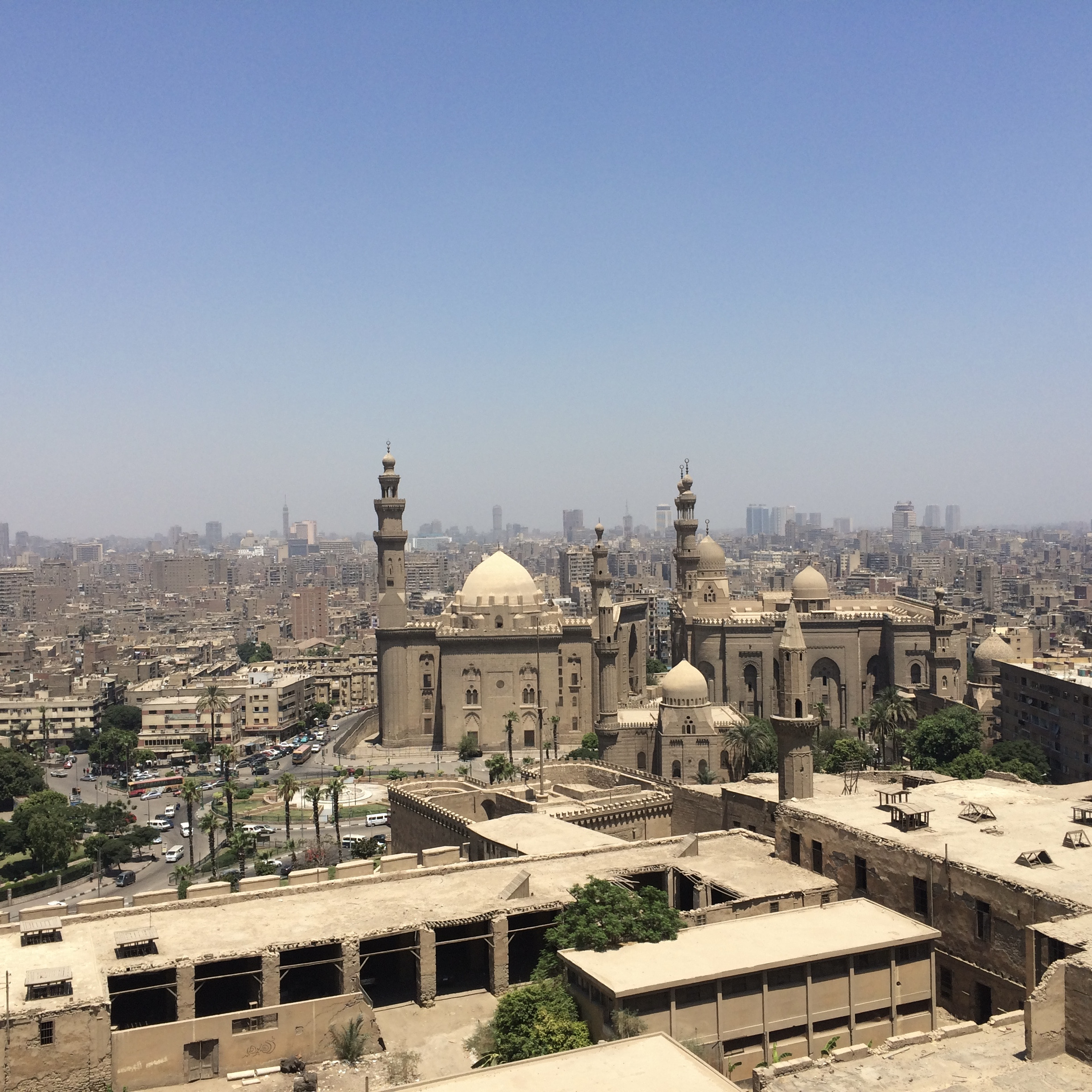 Uitzicht Citadel Cairo Egypte